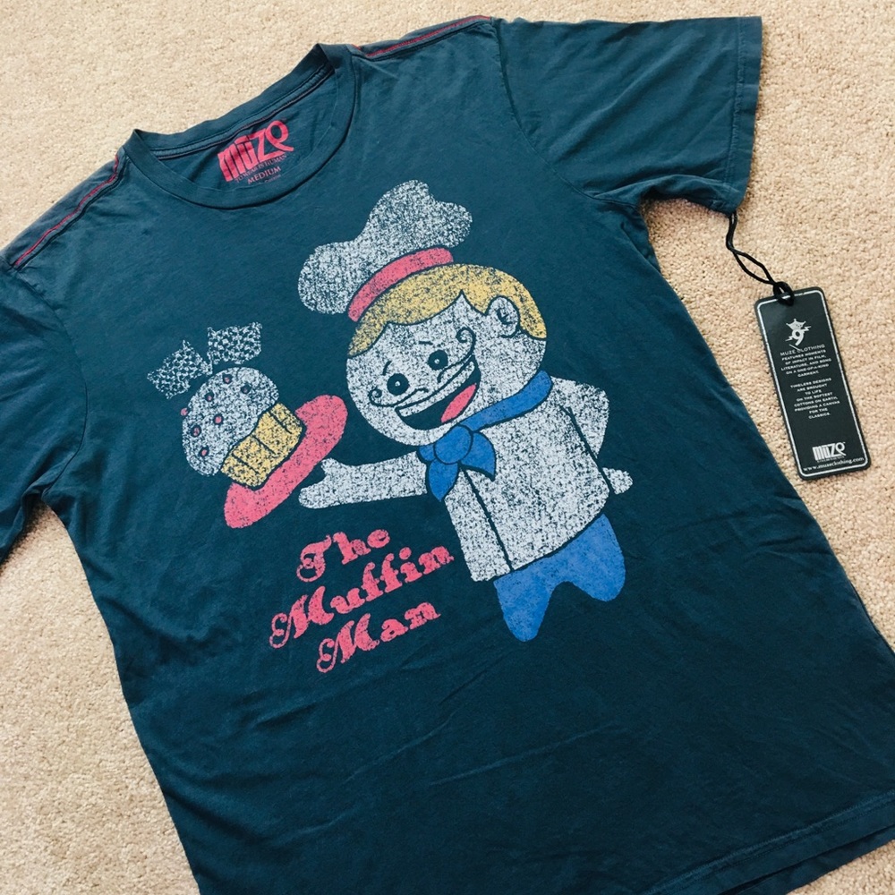 Muse Clothing The Muffin Man T-shirt Unisex Sz Med - Picture 14 of 16